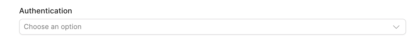 Sélection Google Service Account dans Retool