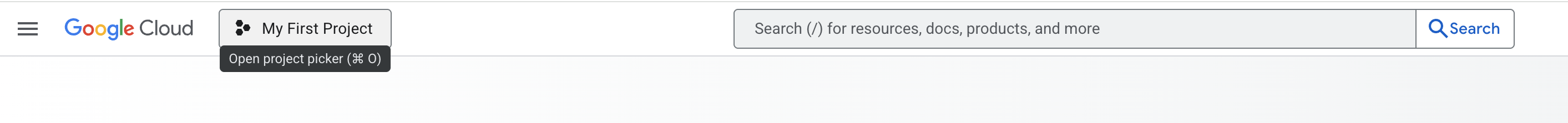 Récupération du Project ID dans Google Cloud Console