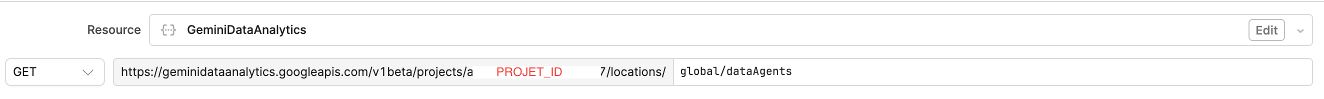 Requête GET dataAgents dans Retool Query Library